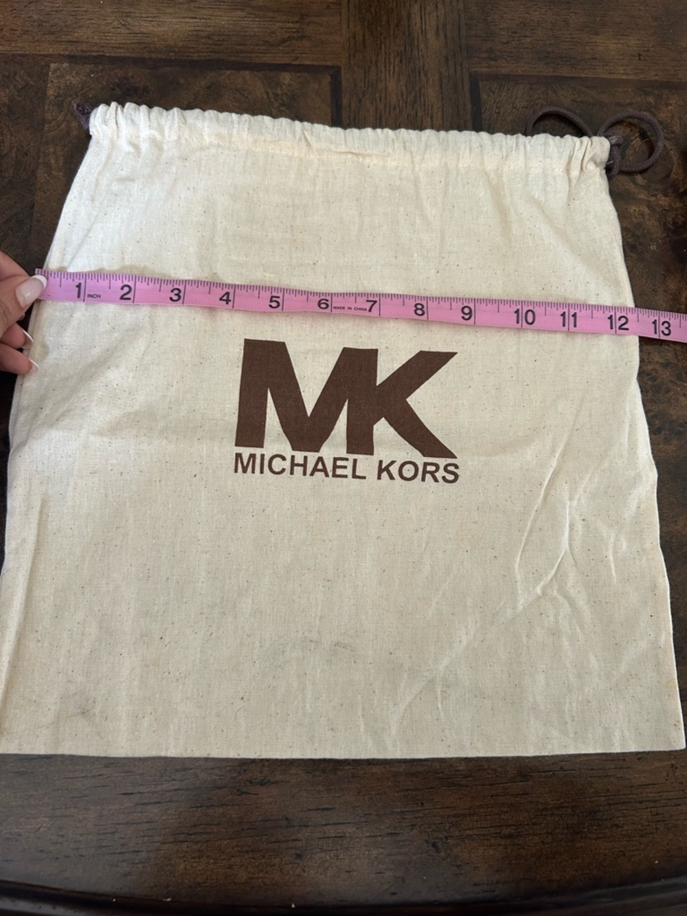 Michael Kors Dust Bag 12.5 x 13